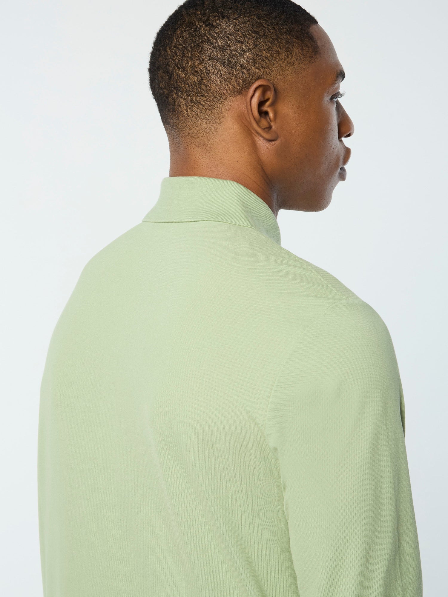 Men | Dario Long Sleeve Polo-Reseda