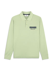 Men | Dario Long Sleeve Polo-Reseda