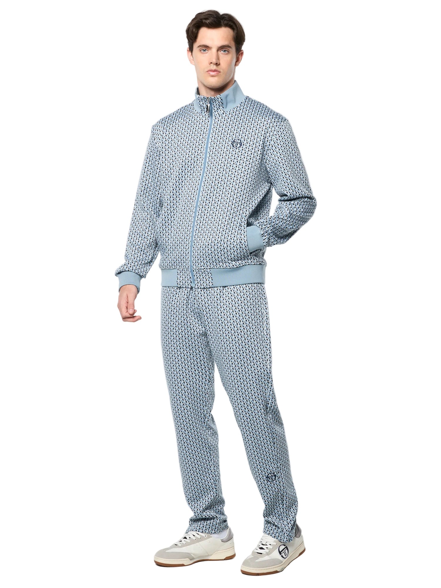 Men | Paolo Knit Track Pant | Faded Denim