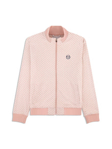 Men | Paolo Knit Track Jacket | Pale Mauve