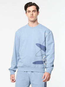 Men | Ciro Crewneck Sweatshirt | Faded Denim