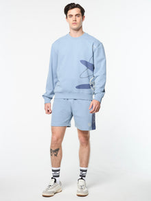 Men | Ciro Crewneck Sweatshirt | Faded Denim