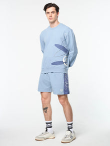 Men | Ciro Crewneck Sweatshirt | Faded Denim