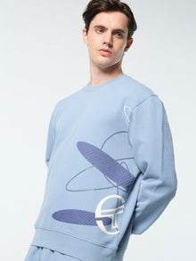 Men | Ciro Crewneck Sweatshirt | Faded Denim
