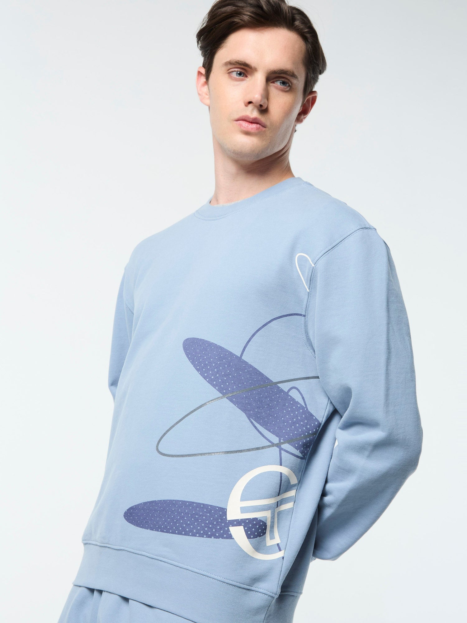 Men | Ciro Crewneck Sweatshirt | Faded Denim