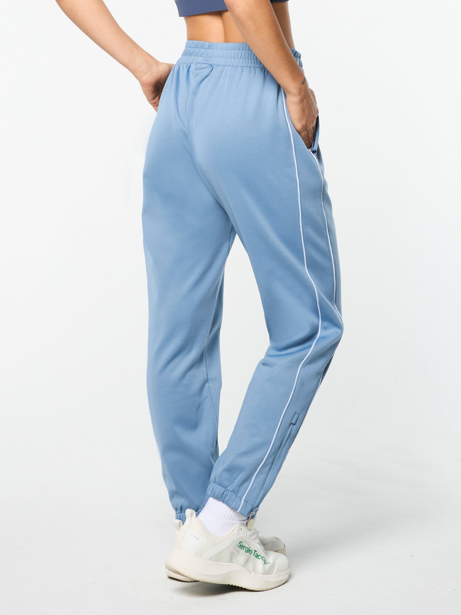 Women | Miss Lioni Track Pant | Faded Denim