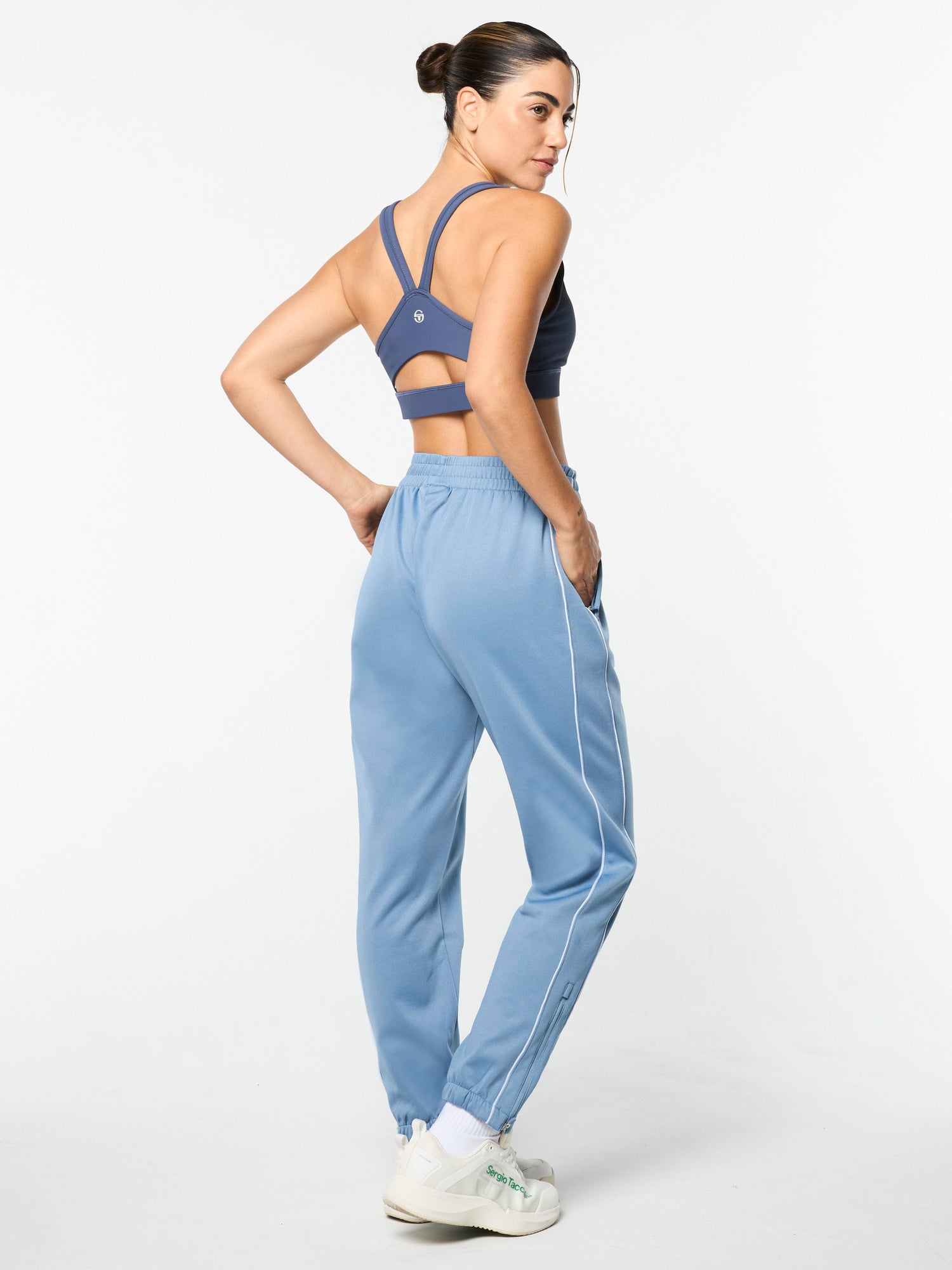 Women | Miss Lioni Track Pant | Faded Denim