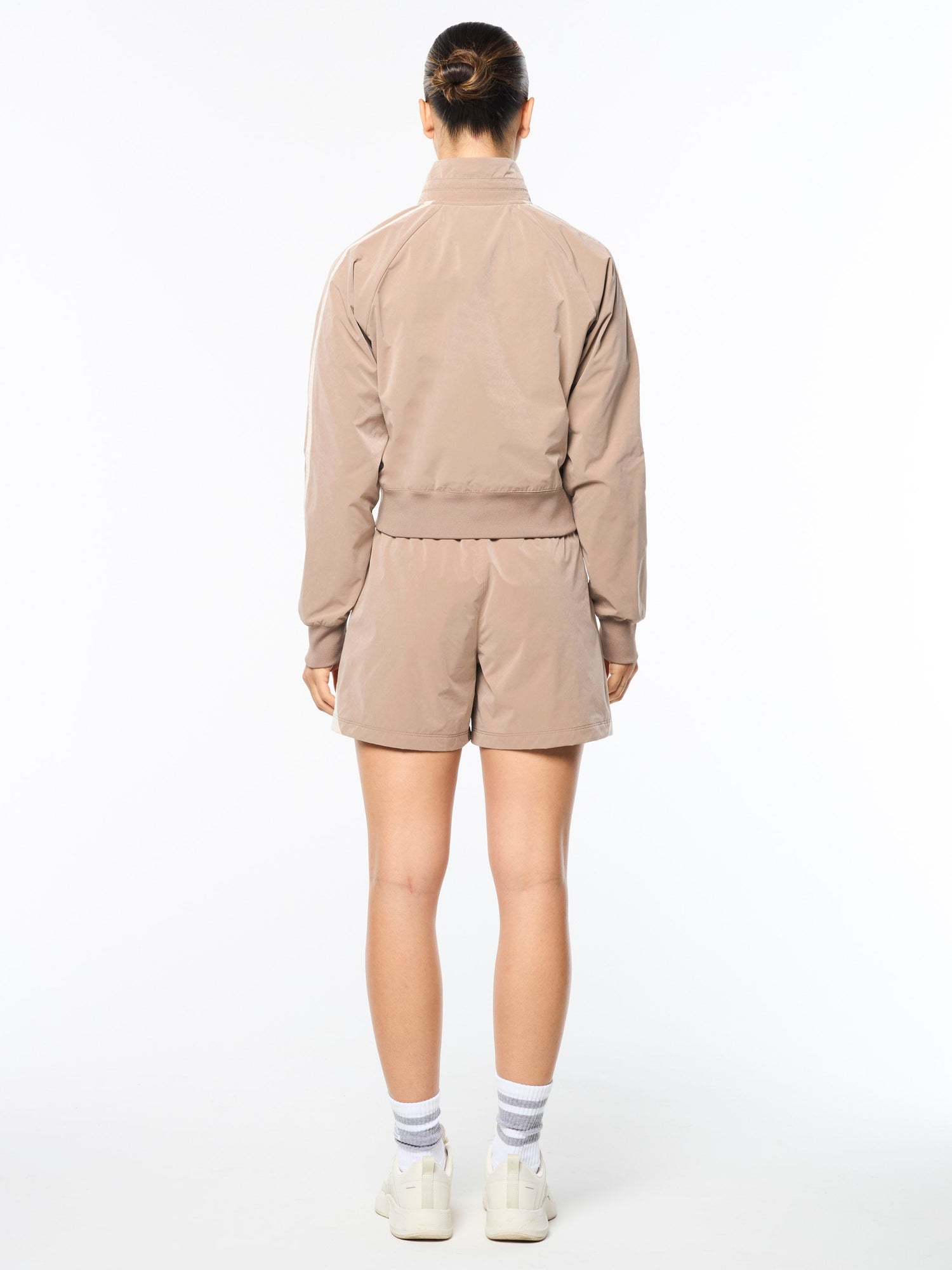 Women | Pippa Track Jacket | Taupe Grey