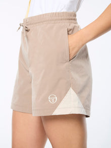 Women | Pippa Track Short | Taupe Grey