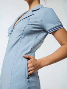 Women | Silvia Dress | Faded Denim