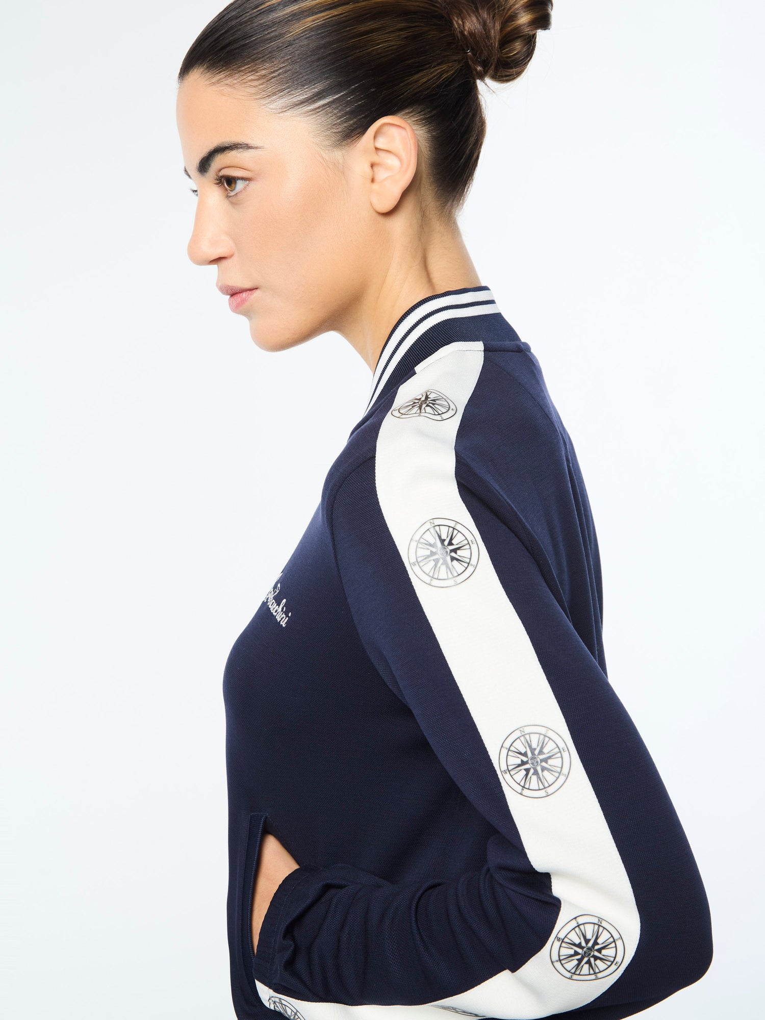 Women | Bussola Track Jacket | Maritime Blue