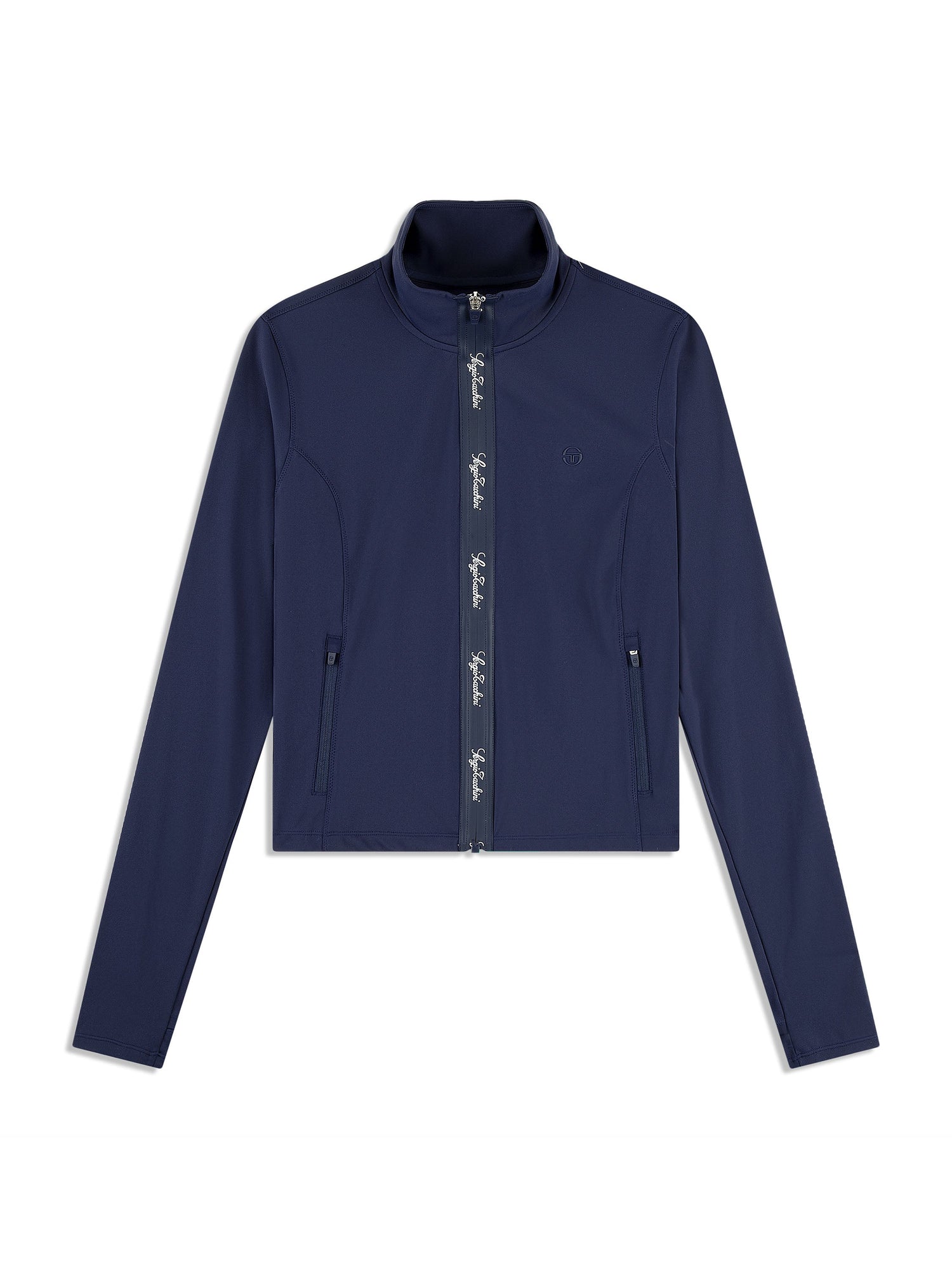Women | Delfina Contour Track Jacket | Maritime Blue