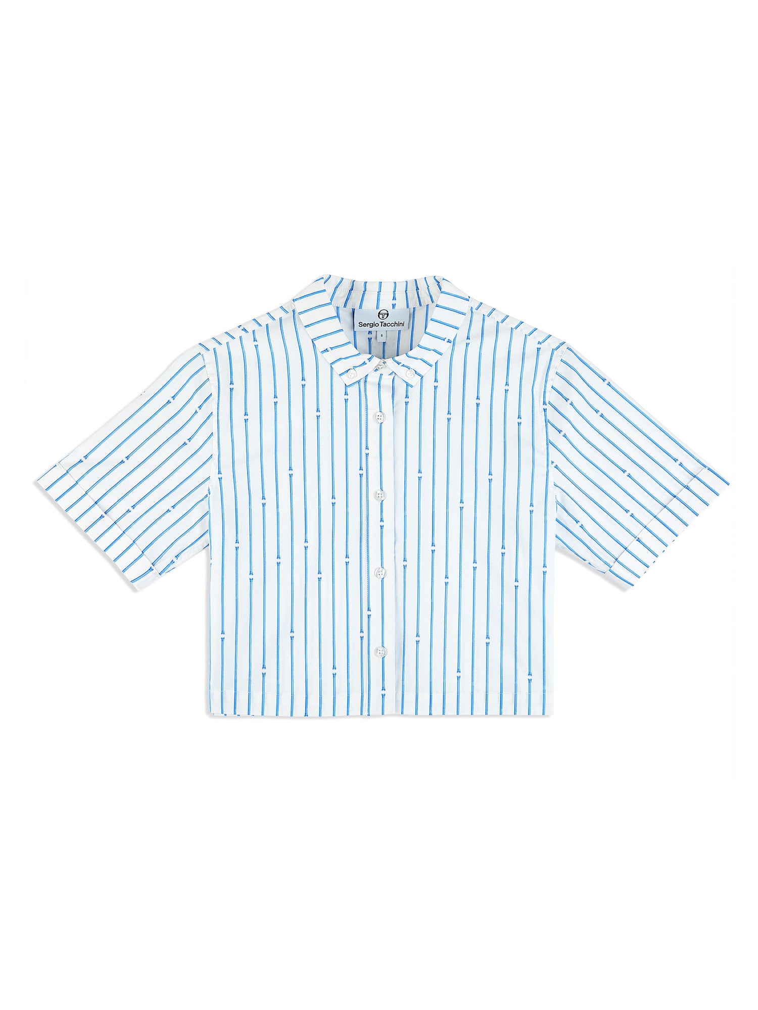 Women | Colonna Cropped Shirt | French Blue