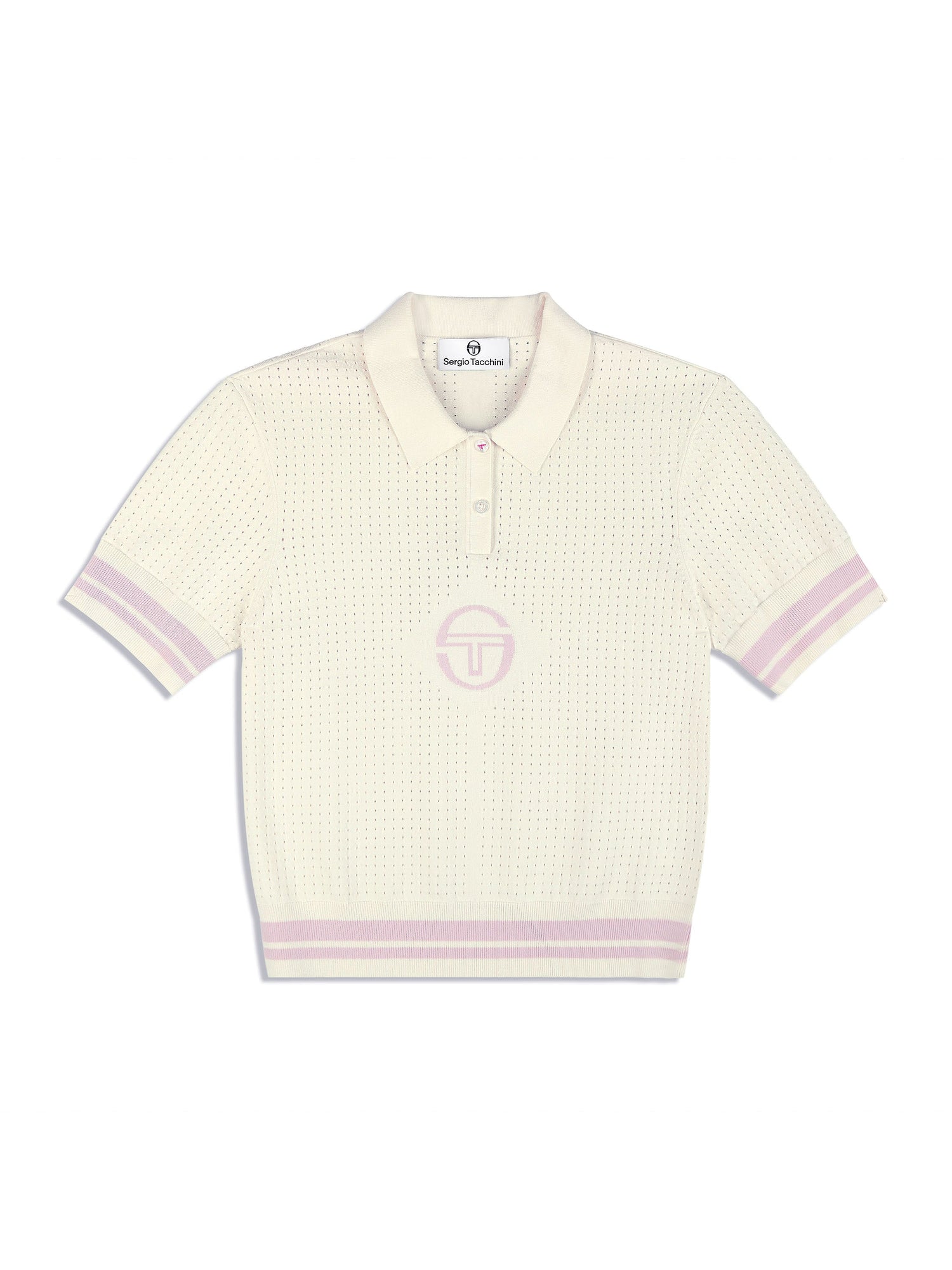 Women | Leila Knit Polo | Gardenia