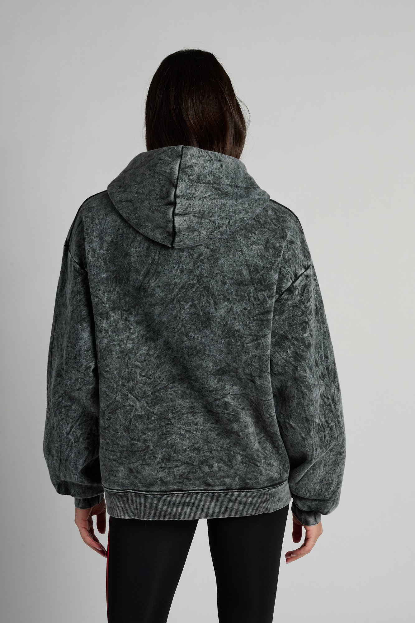 Soul by SoulCycle | Rae Hoodie | Mineral Wash Black