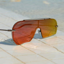 Womens | Imani Sunglasses | Gunmetal | Red Hot Summer Lenses