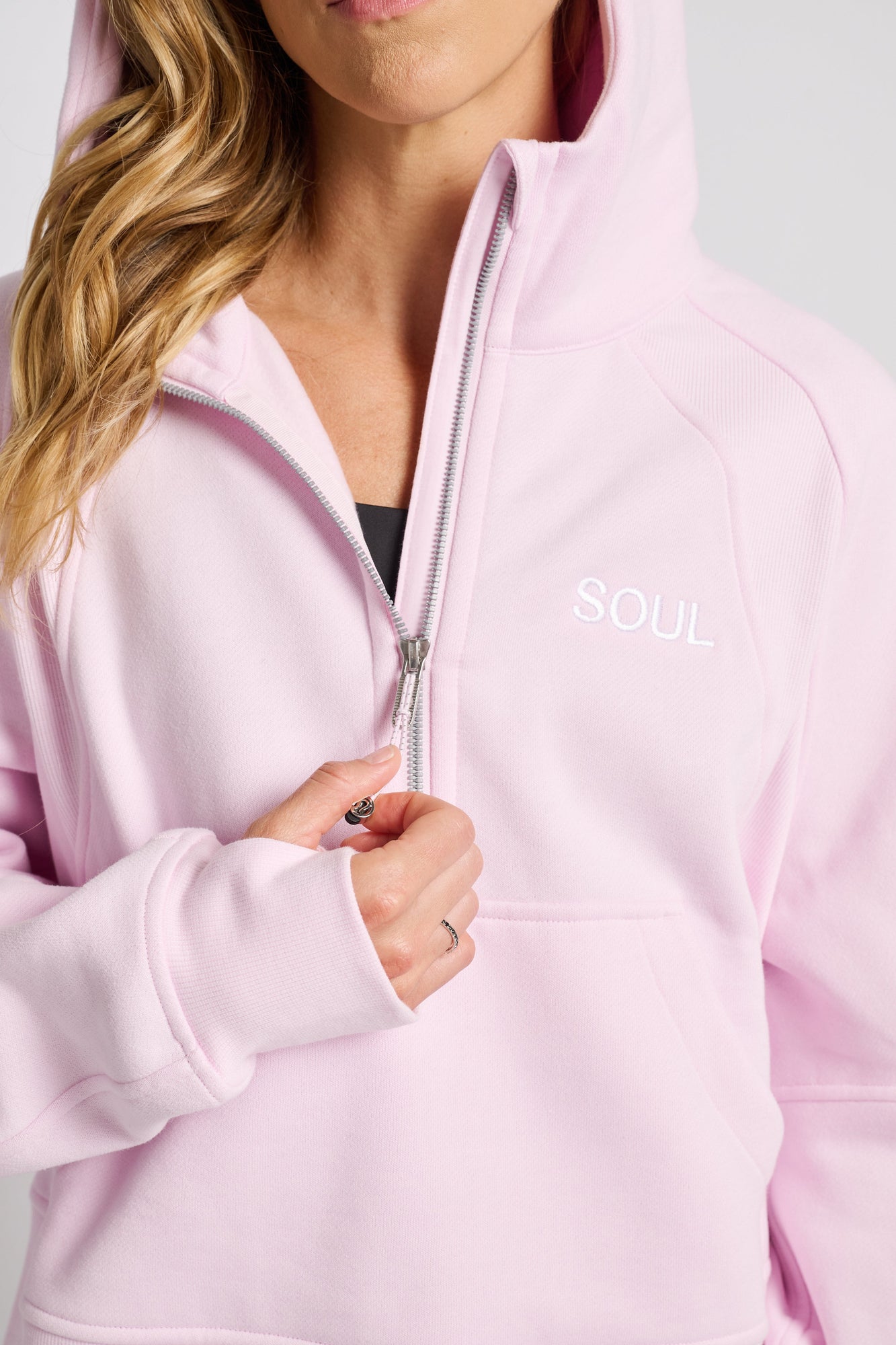 Lululemon | Scuba Oversized Half-Zip | Pink Organza