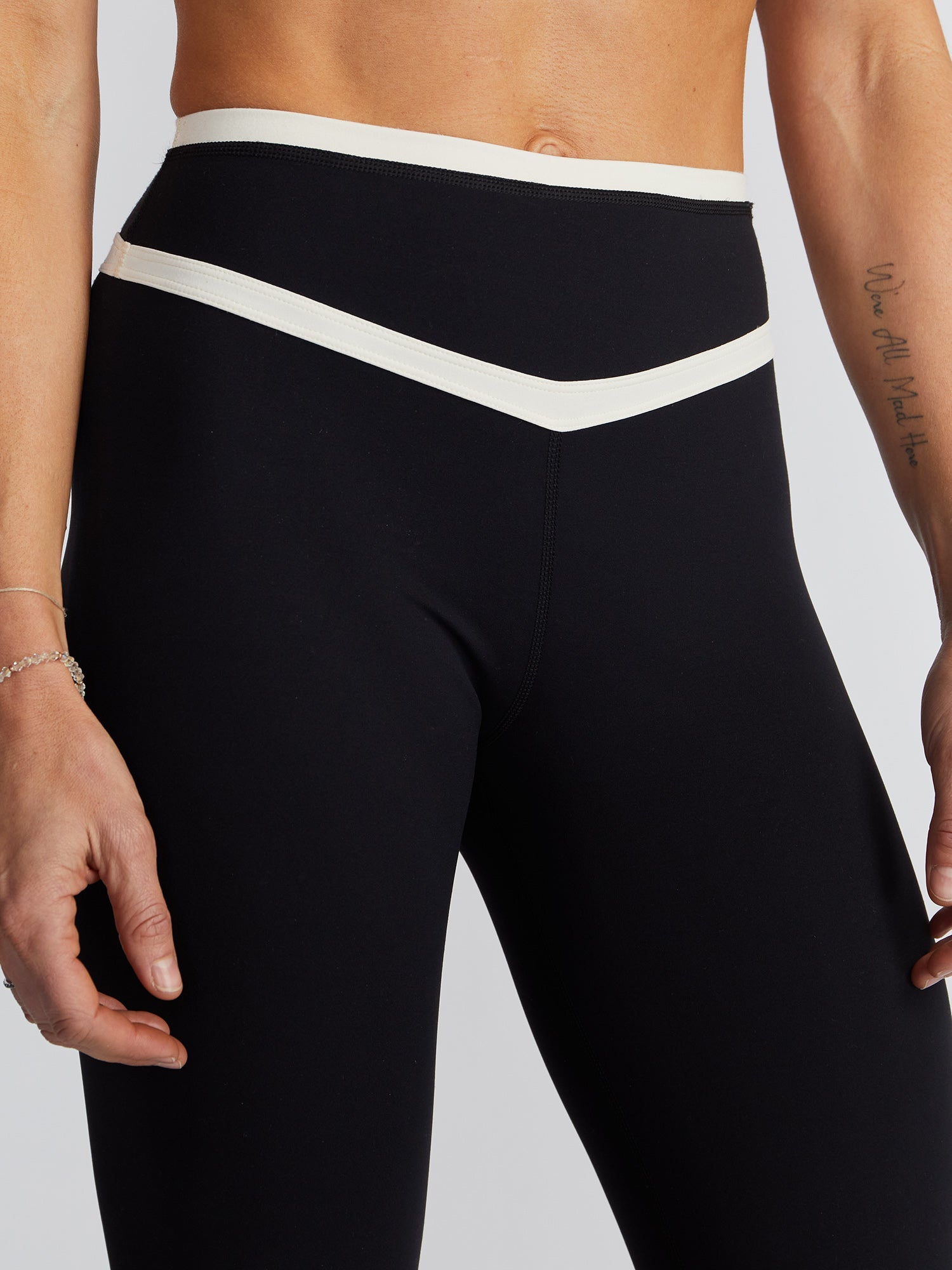 Splits59 | Mason High Waist Rigor | Creme/Black