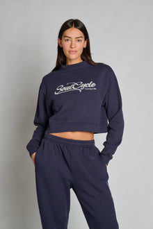 Soul by SoulCycle | Abbygale Mock Neck | Navy