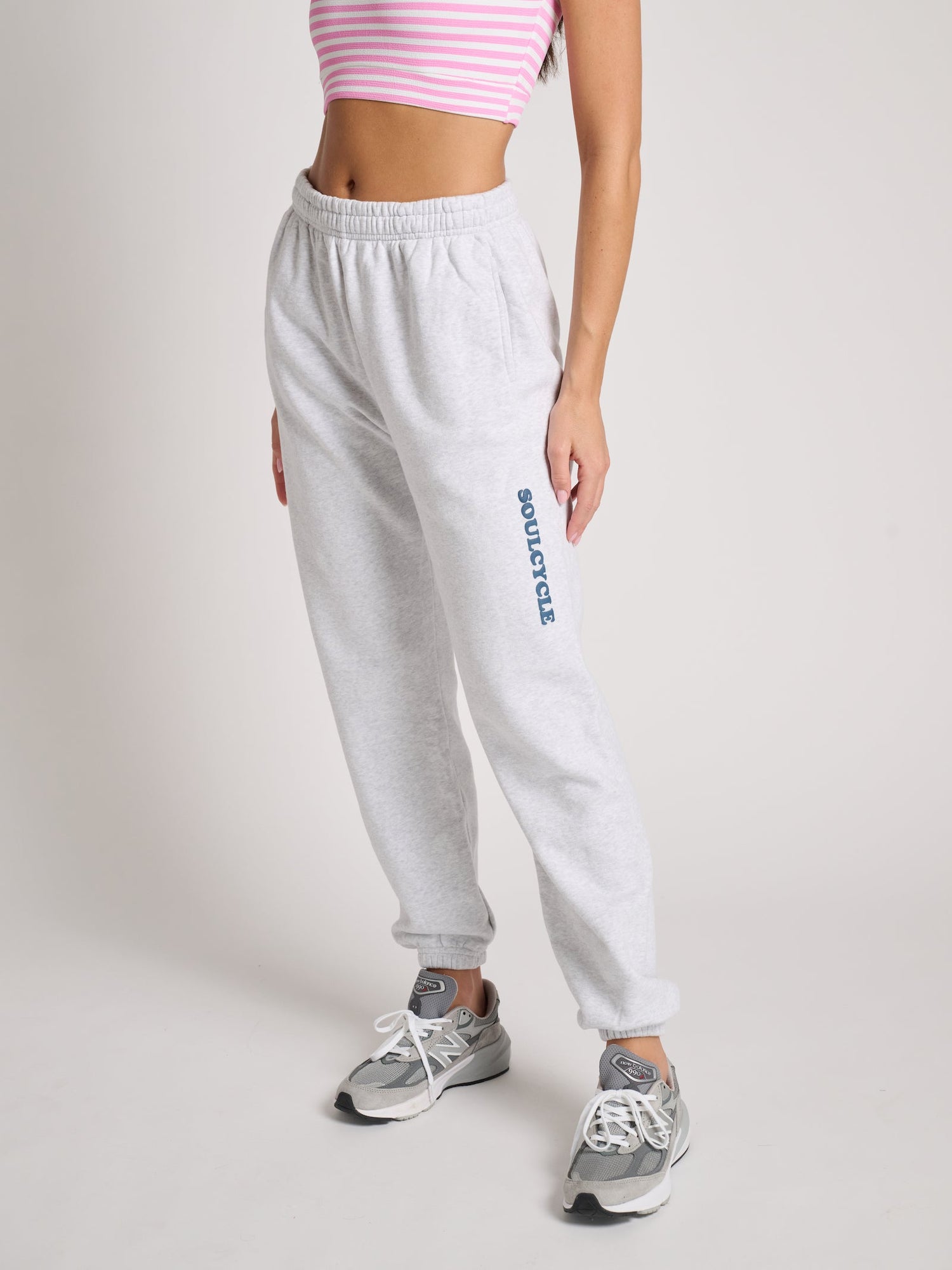 Soul by SoulCycle | Dylan Sweatpant | Light Heather Grey