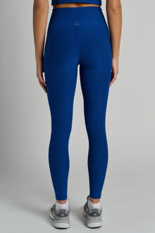 Beyond Yoga | At Your Leisure Midi Legging | Marine Blue Heather
