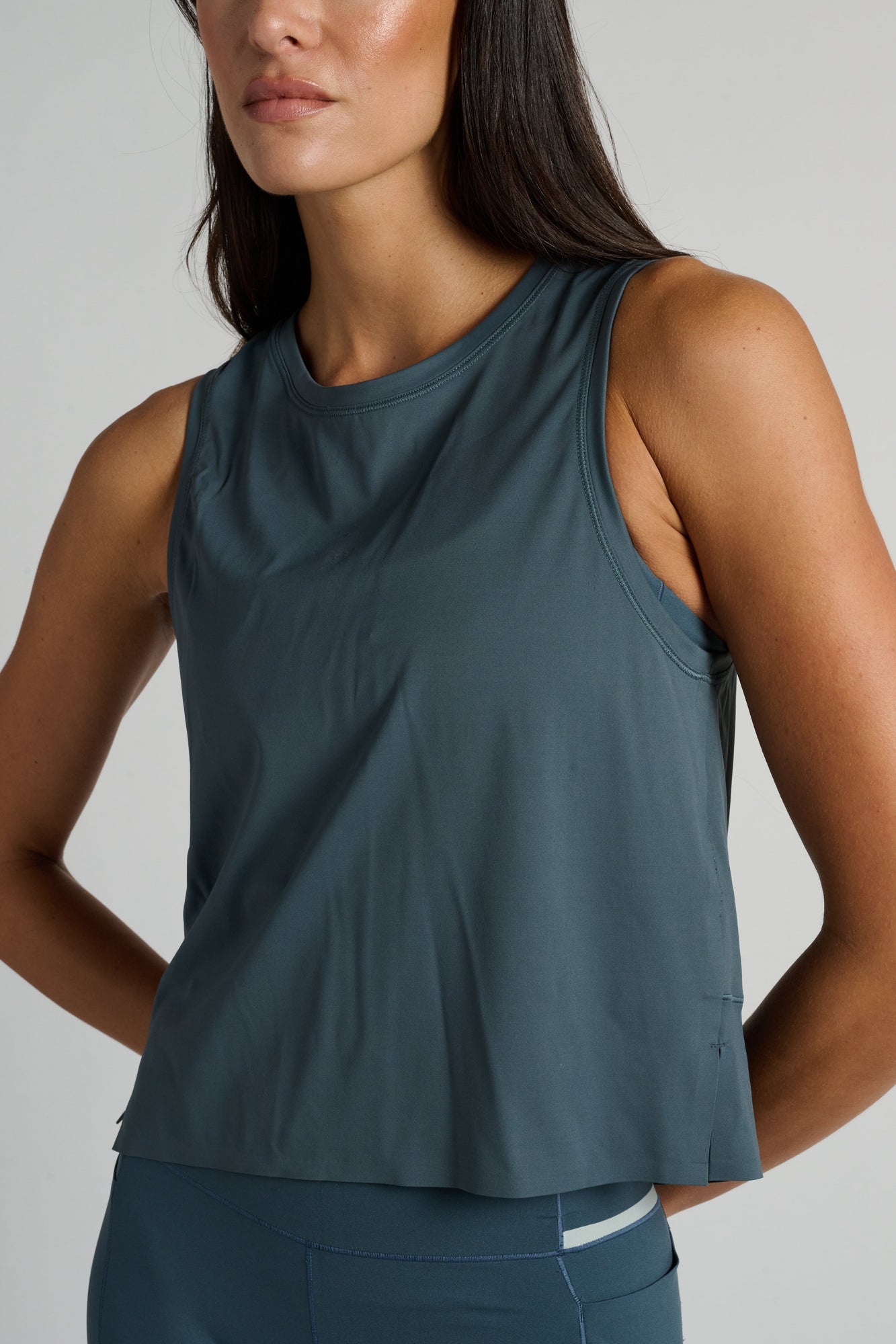Rhone | Serene Tank | Blue Granite