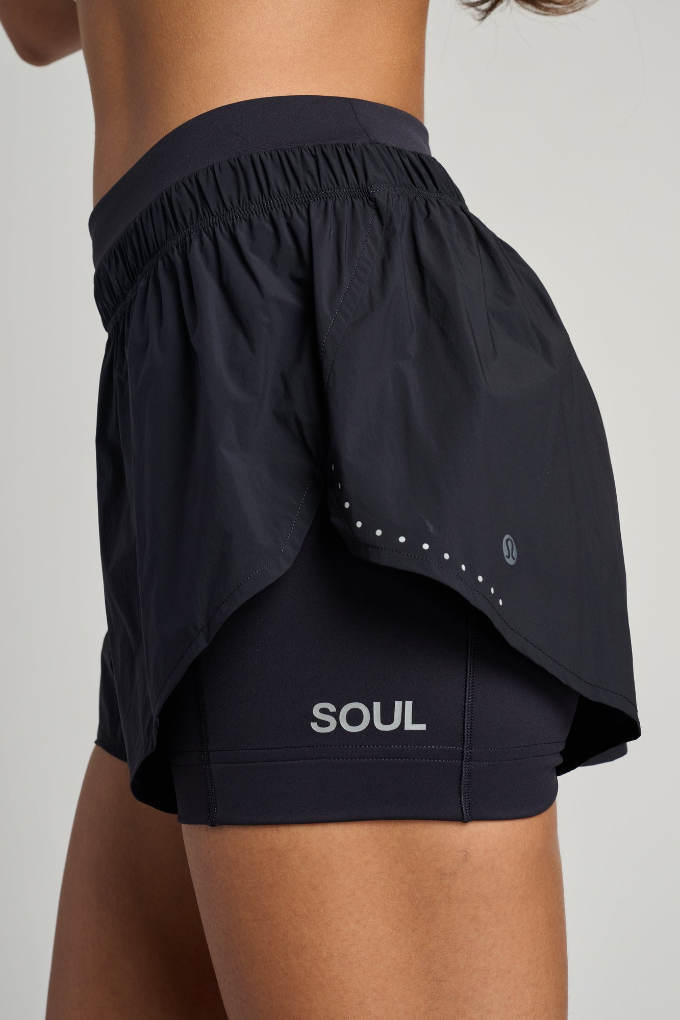 Lululemon | Translucent 2-In-1 Hr Short 3" | Nightmoth