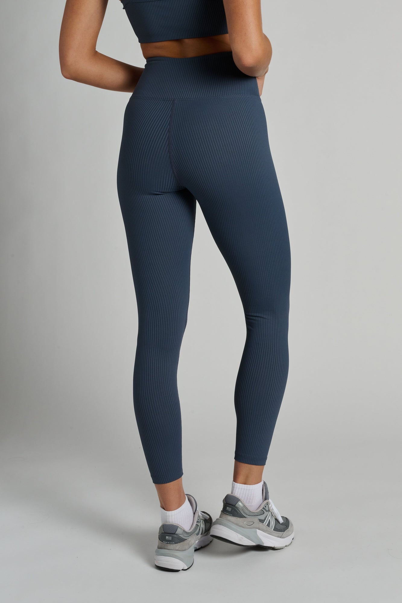 Year of Ours | Ribbed Veronica Legging | Steel Grey