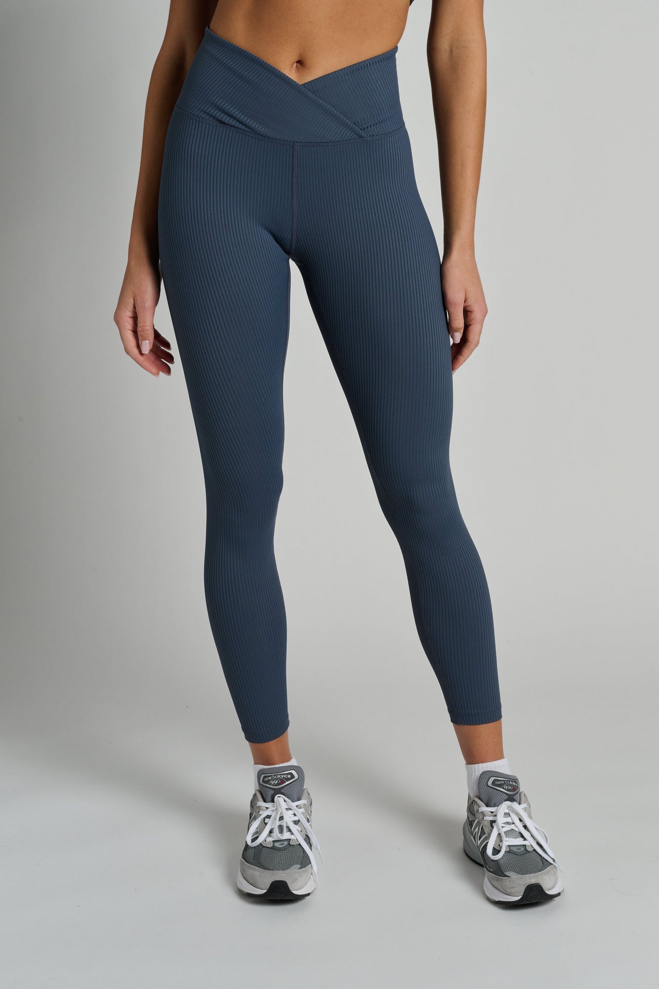 Year of Ours | Ribbed Veronica Legging | Steel Grey