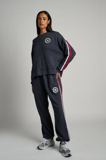 Soul by SoulCycle | Dylan Sweatpant With Patch | Navy