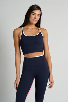 Splits59 | Cait Rigor Bralette | Indigo/White