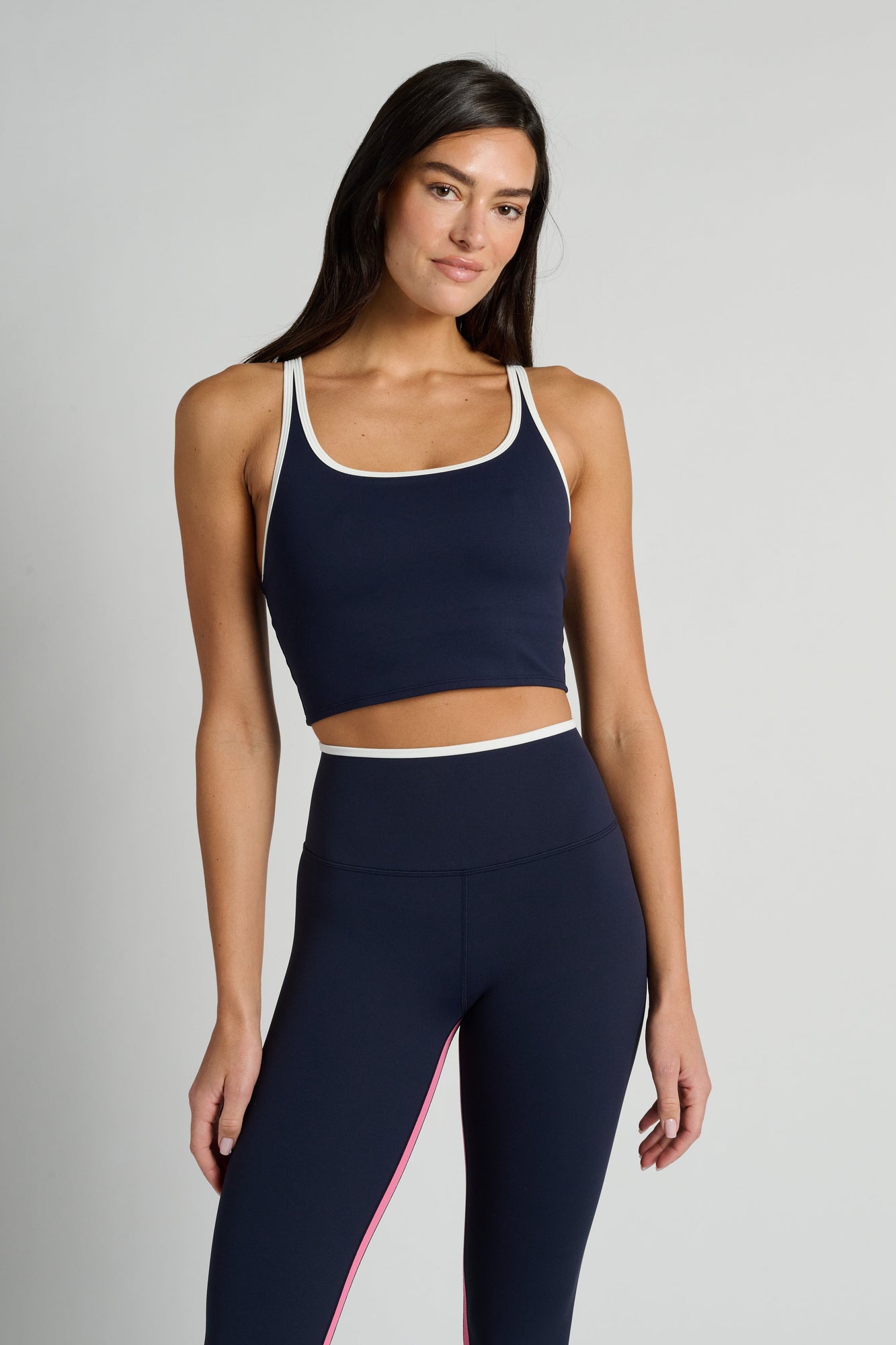 Splits59 | Cait Rigor Bralette | Indigo/White