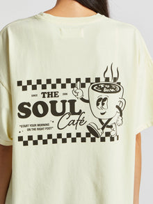 Soul by SoulCycle | The Soul Cafe Ruby Tee | Pastel Yellow