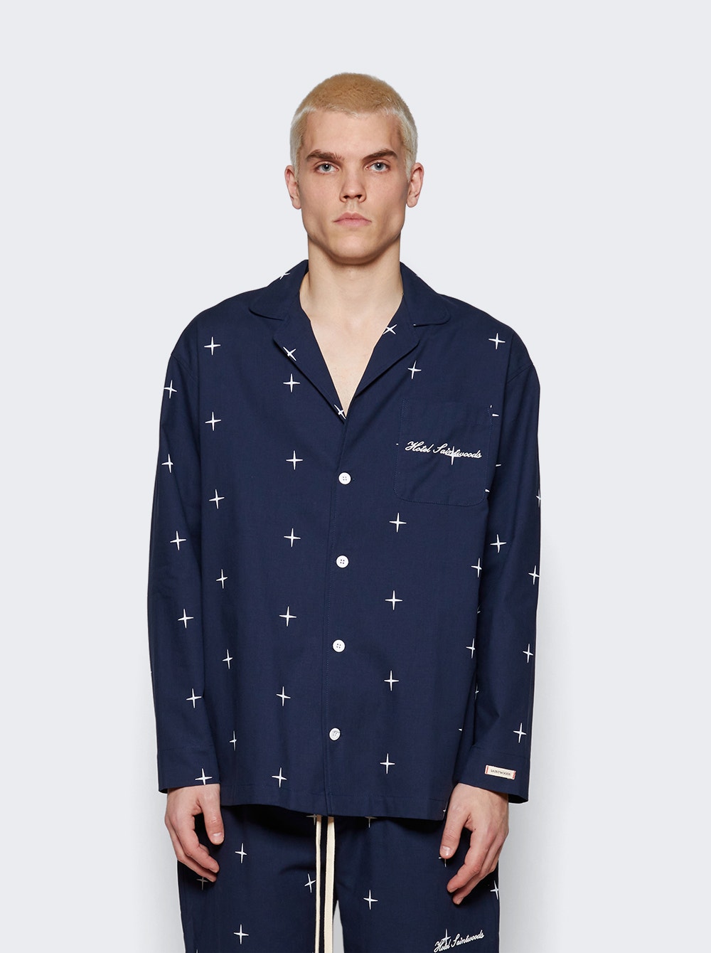 Men | SAINTWOODS | Pajama Top | Navy