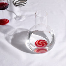 Swirl Carafe | Red/Pink
