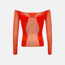OW Collection SWIRL Blouse Blouse 200 - OW Red