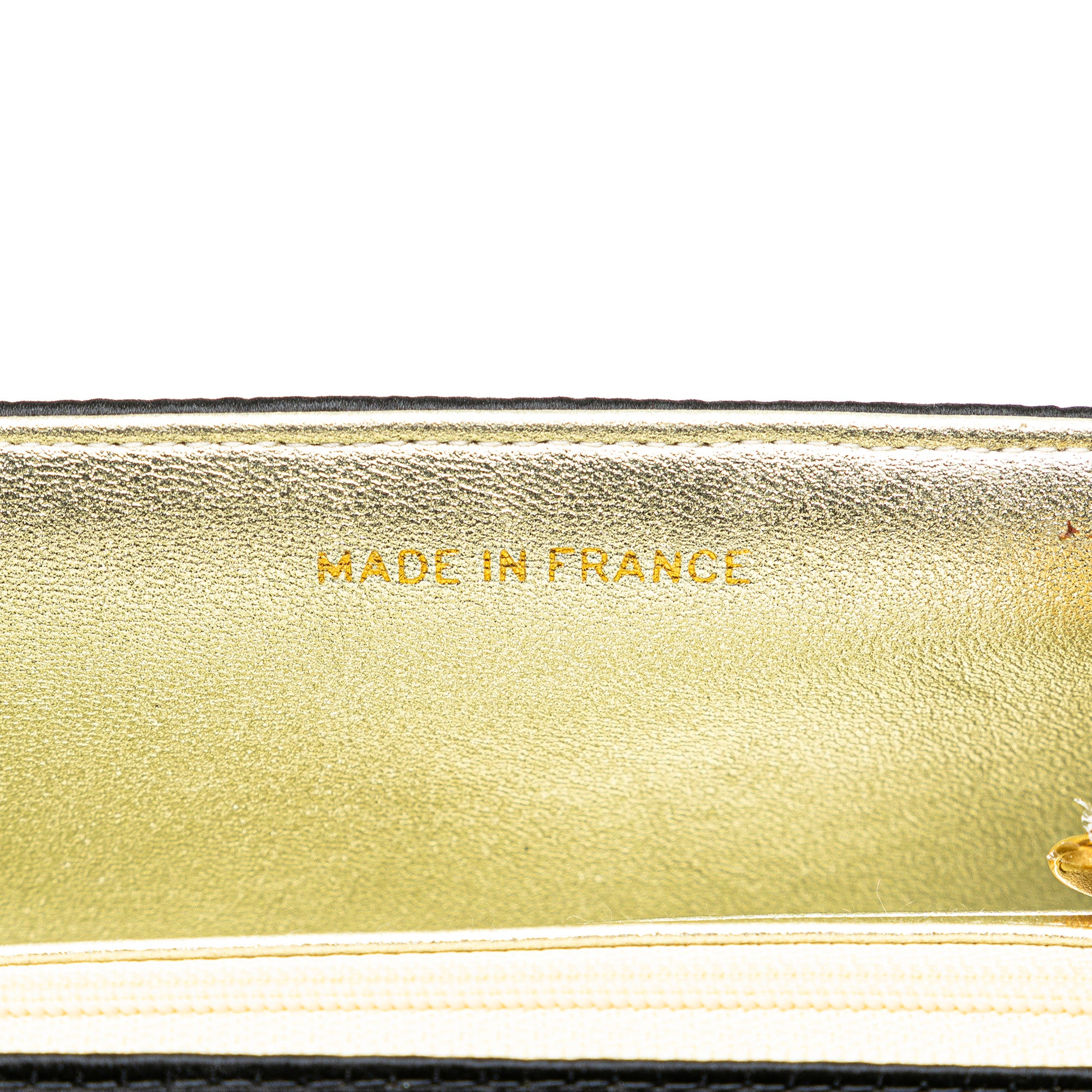 Chanel | Pre-Owned Satin Sequin Camellia Crossbody | Black