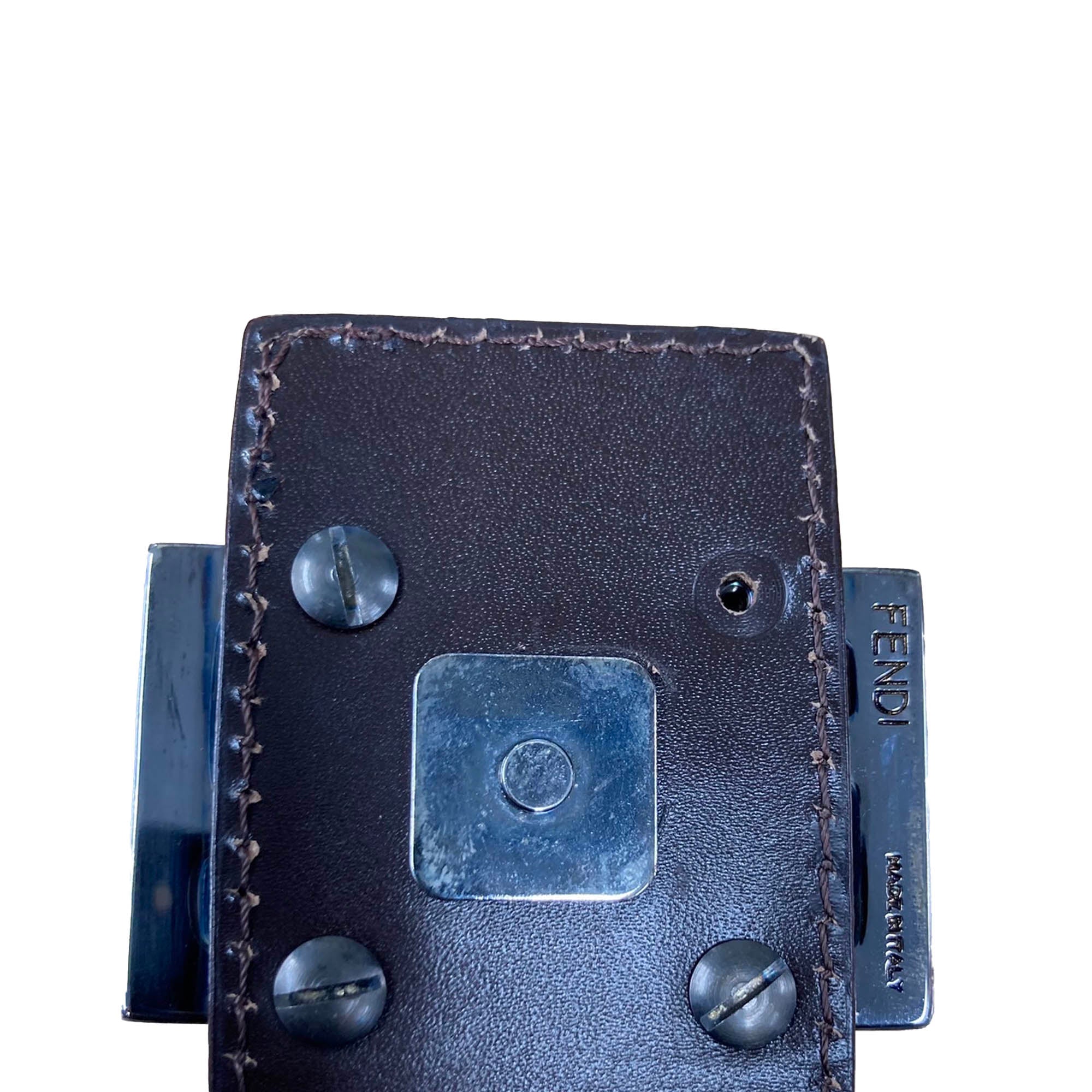 Fendi | Pre-Owned Zucchino Canvas Shoulder Bag | Brown