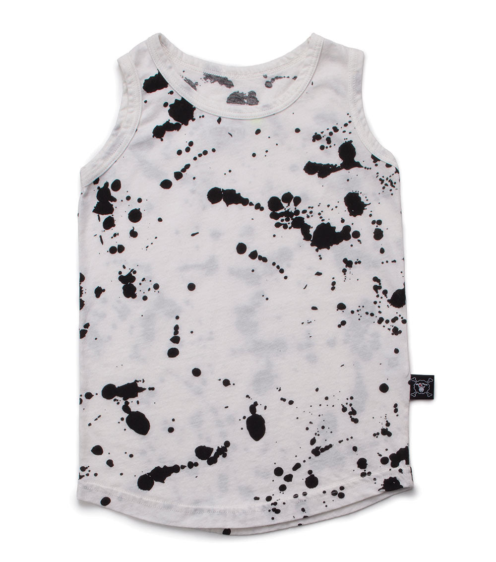 Kid | Splash Tanktop | White
