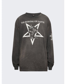 Saint Mxxxxxx | Men | Burn Of Earth Long-sleeve Tee | Black