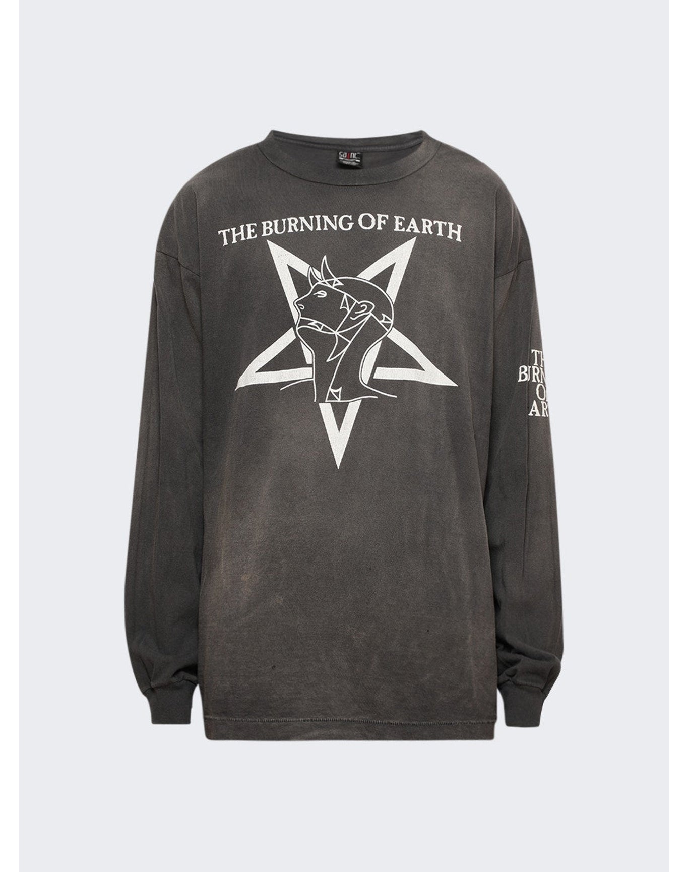 Saint Mxxxxxx | Men | Burn Of Earth Long-sleeve Tee | Black