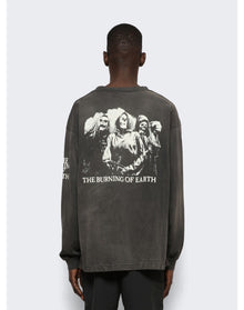 Saint Mxxxxxx | Men | Burn Of Earth Long-sleeve Tee | Black