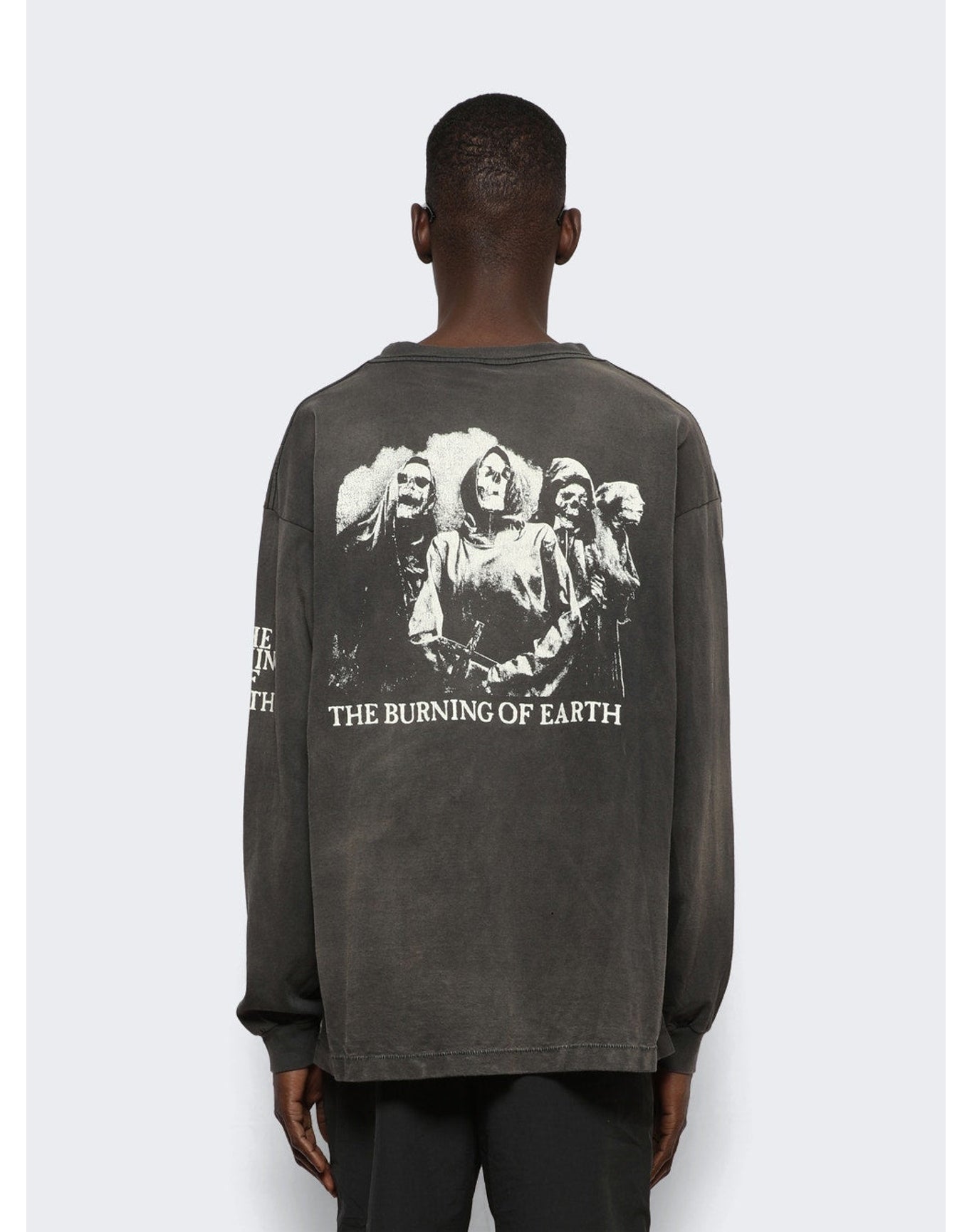 Saint Mxxxxxx | Men | Burn Of Earth Long-sleeve Tee | Black