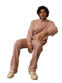 Men | Sandro Track Jacket | Pale Mauve