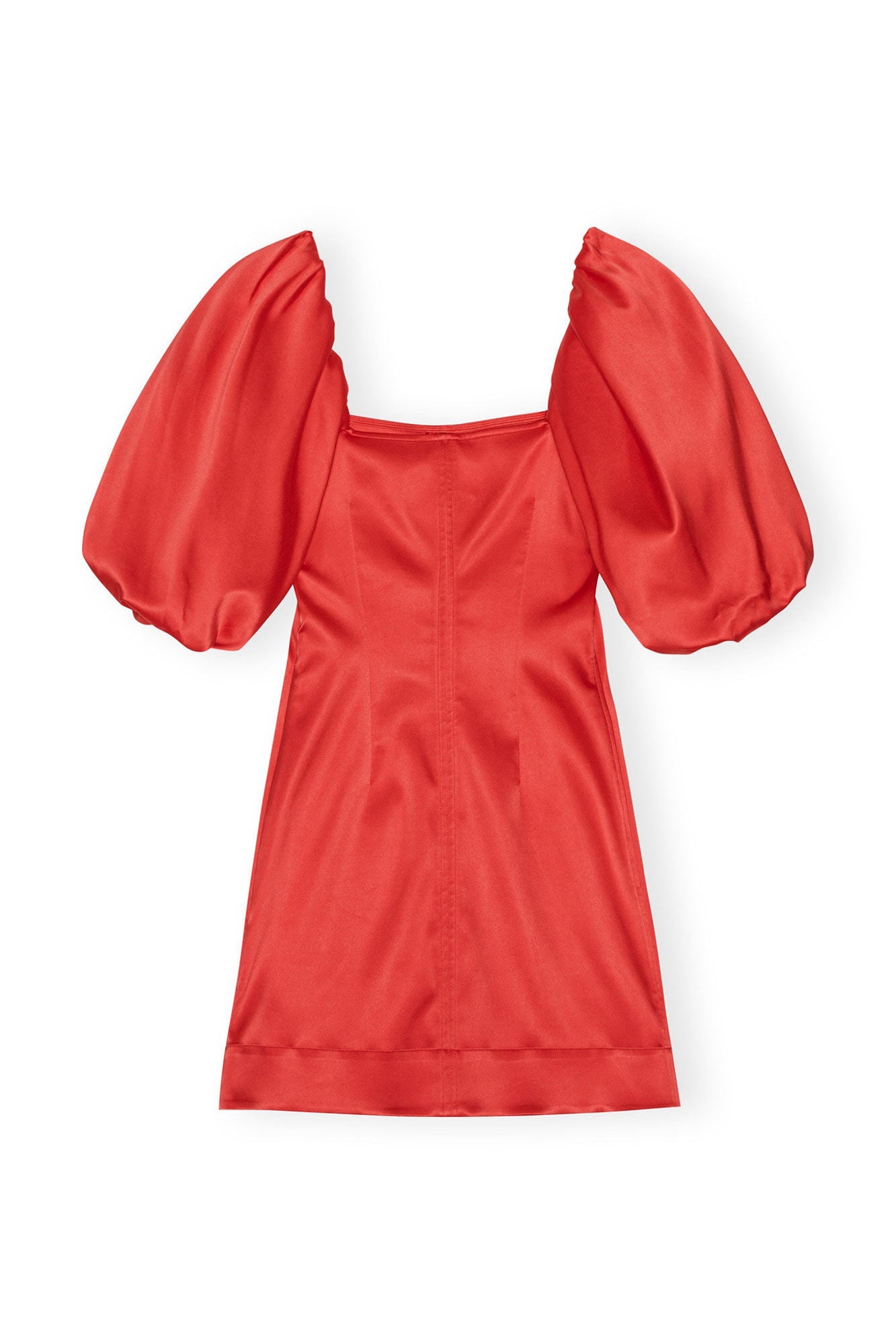 Satin Mini Dress | Racing Red