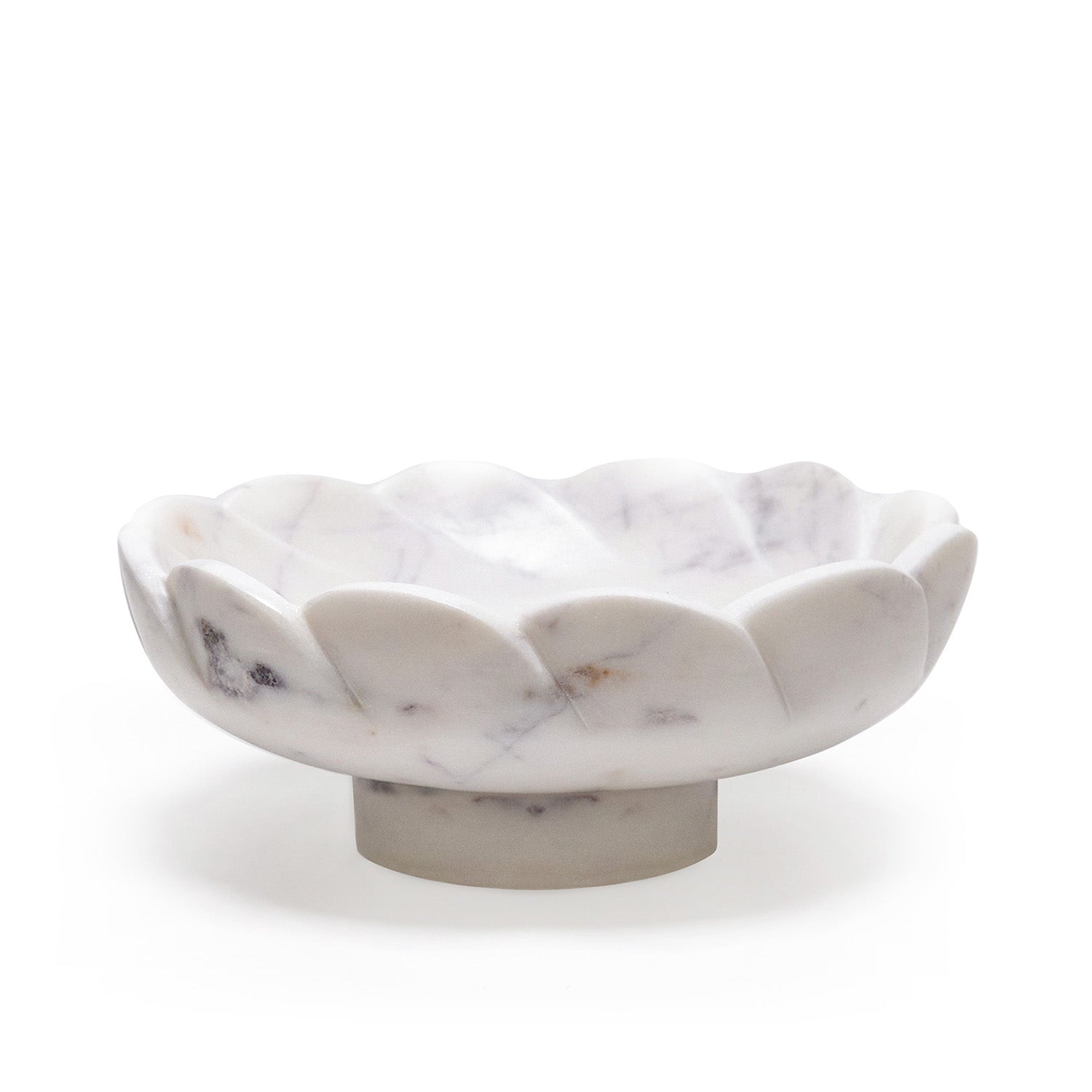 Scalloped Stone Bowl - Marble Bowl