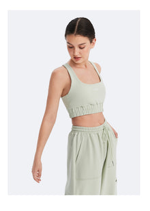 Scoop Neck Racerback Bra | Fresh Mint Green