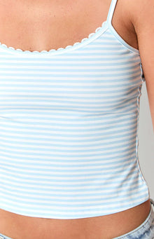 Scottie Striped Singlet | Blue