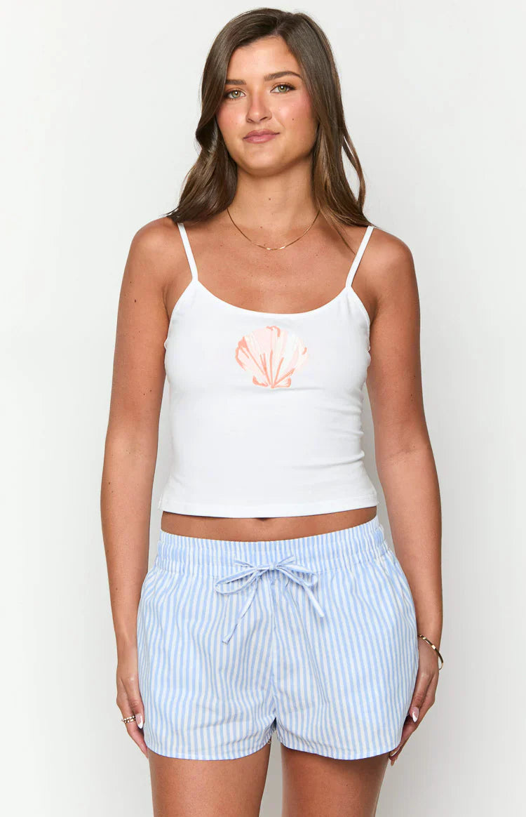Scottie Shell Singlet | White