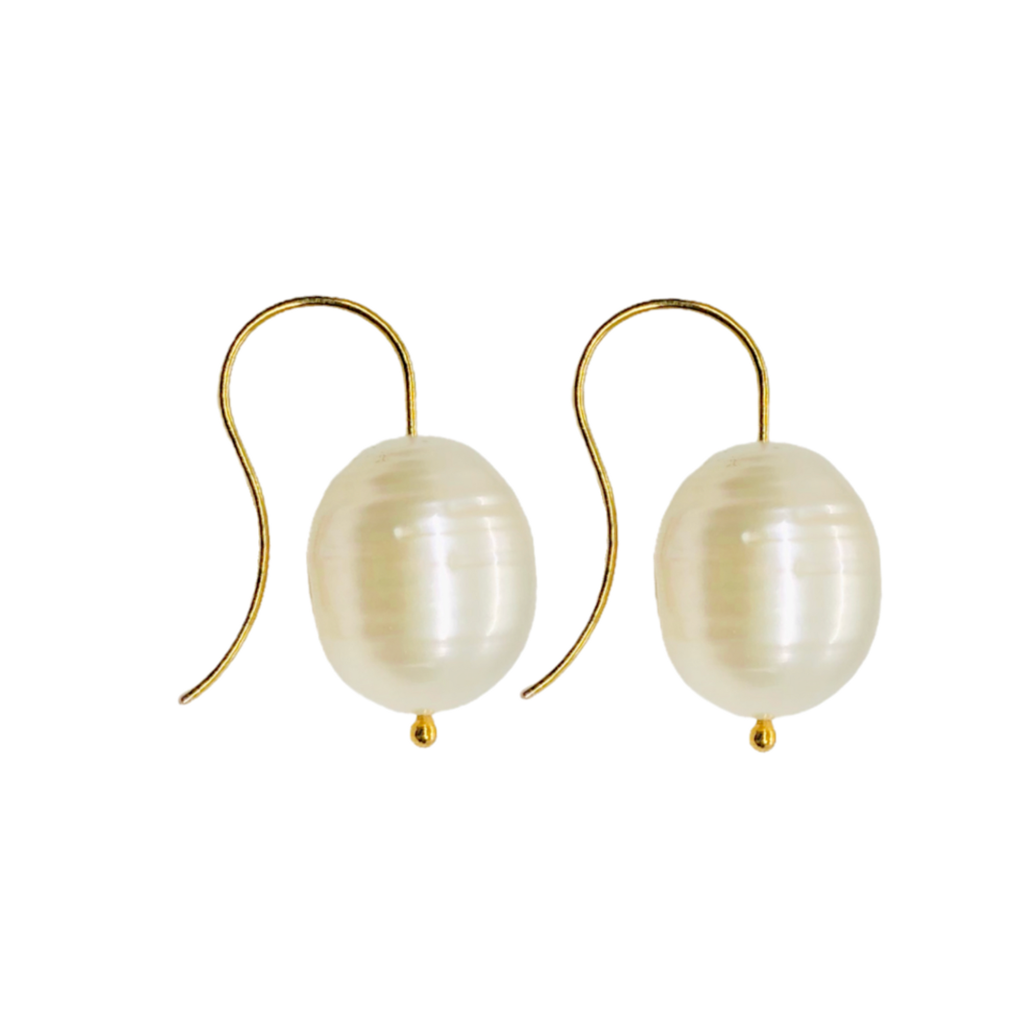 Baroque Pearl Hook Earrings